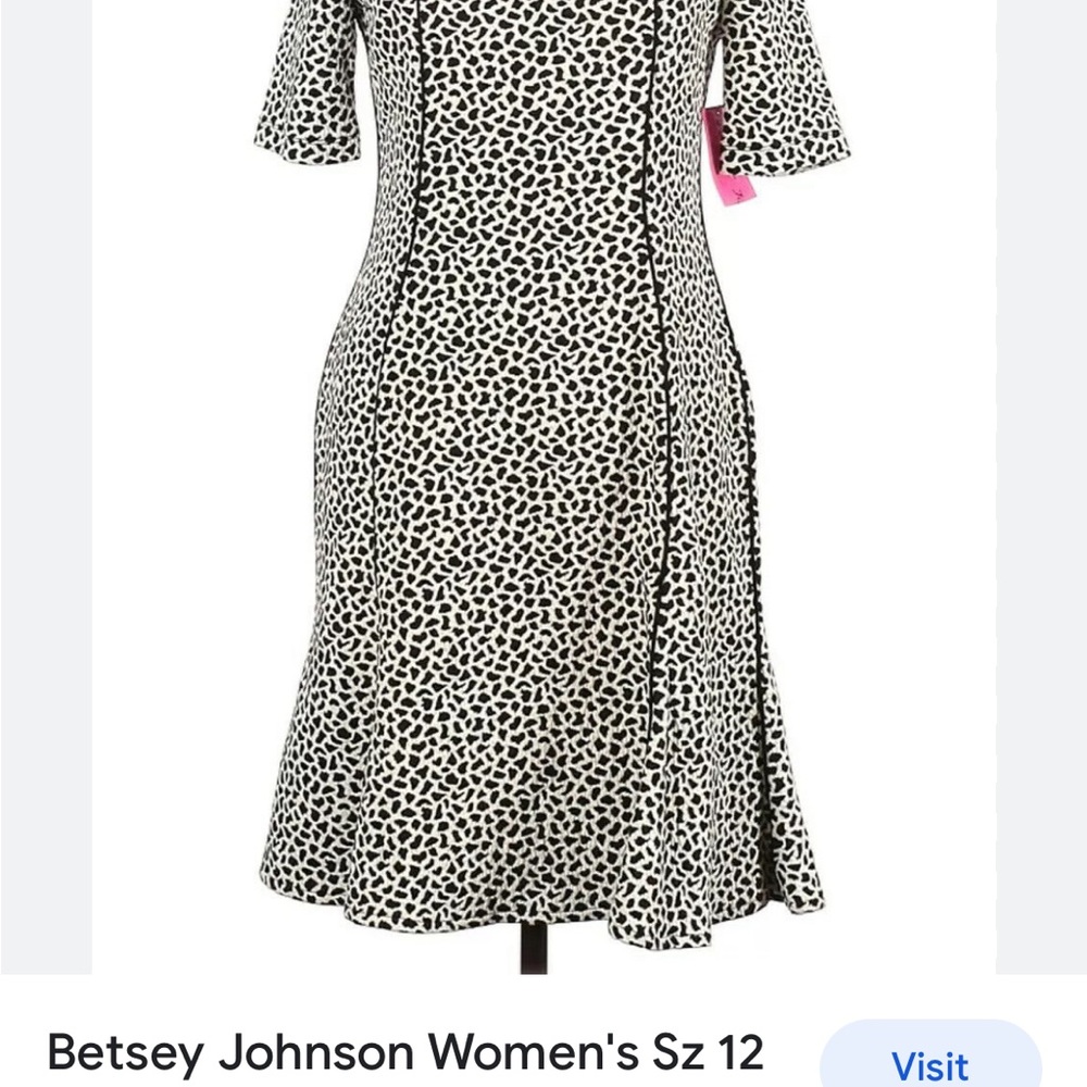 Betsey Johnson leopard dress, never worn🐆